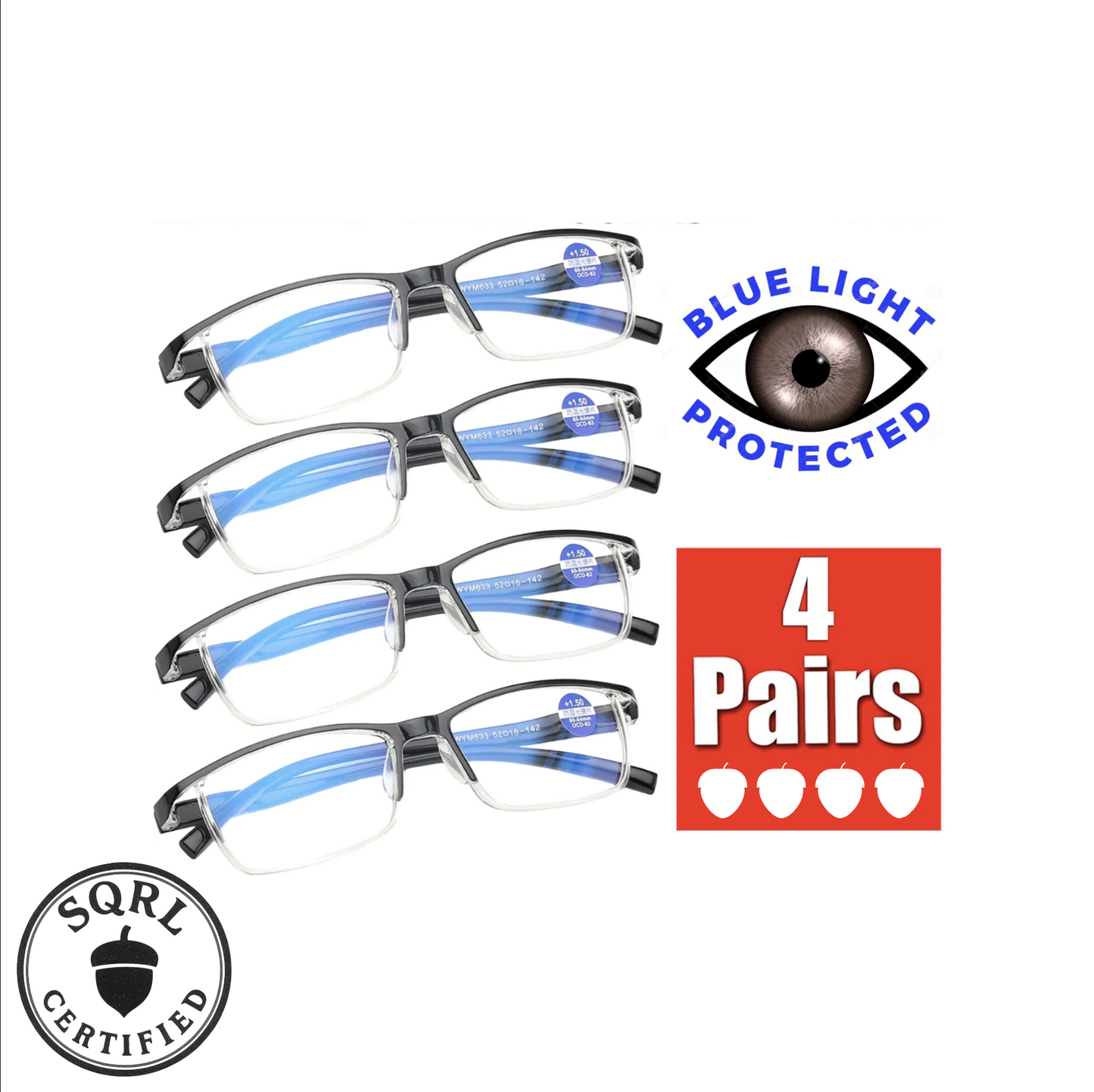 SQRL™ // Maverick [4 Pack]